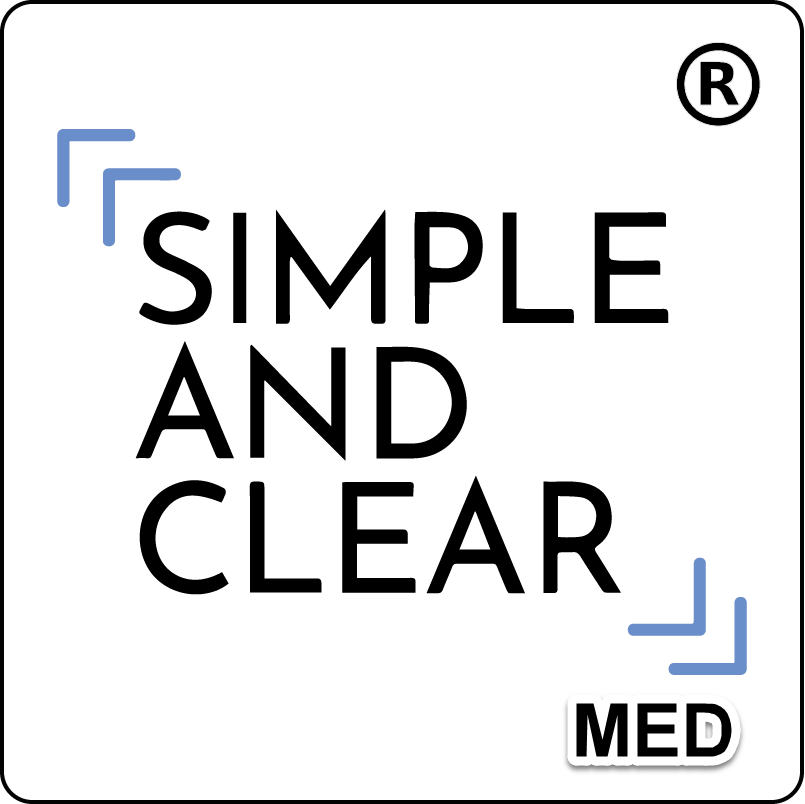 Логотип simple and clear med